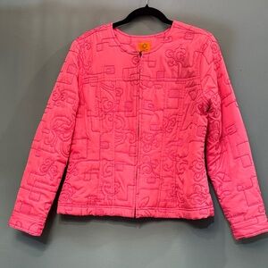 Ruby Rd. Bright Pink Puffer Jacket